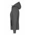 Dames Ladies´Hooded Jacket Donker-melange 8612