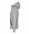 Dames Ladies´Hooded Jacket Licht melange 8612