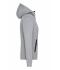Dames Ladies´Hooded Jacket Licht melange 8612