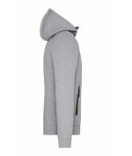 Herren Men's Hooded Jacket Light-melange 8613