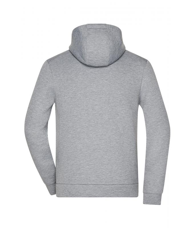 Herren Men's Hooded Jacket Light-melange 8613