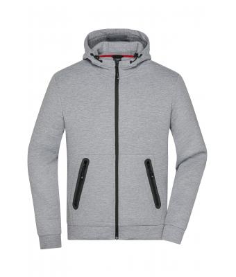 Men Men's Hooded Jacket Light-melange 8613