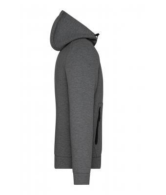 Heren Men´s Hooded Jacket Donker-melange 8613