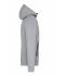 Heren Men´s Hooded Jacket Licht melange 8613
