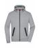 Heren Men´s Hooded Jacket Licht melange 8613