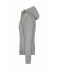 Ladies Ladies' Hooded Softshell Jacket Light-grey/black 8614