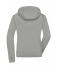 Ladies Ladies' Hooded Softshell Jacket Light-grey/black 8614