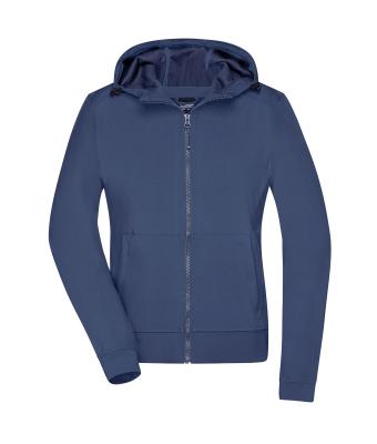 Dames Ladies´ Hooded Softshell Jacket Navy/navy 8614