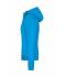 Dames Ladies´ Hooded Softshell Jacket Blauw/zwart 8614