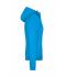 Dames Ladies´ Hooded Softshell Jacket Blauw/zwart 8614