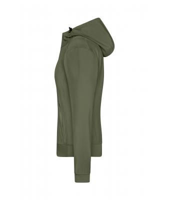 Ladies Ladies' Hooded Softshell Jacket Olive/camouflage 8614