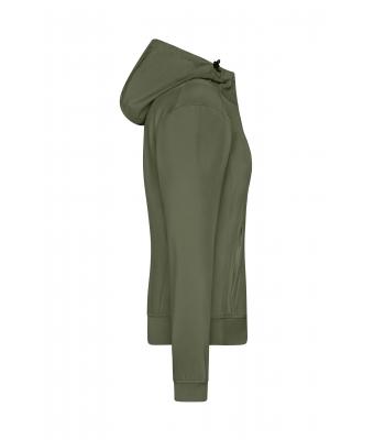 Ladies Ladies' Hooded Softshell Jacket Olive/camouflage 8614