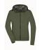 Ladies Ladies' Hooded Softshell Jacket Olive/camouflage 8614