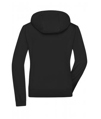 Damen Ladies' Hooded Softshell Jacket Black/black 8614