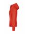 Damen Ladies' Hooded Softshell Jacket Flame/black 8614