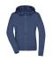 Dames Ladies´ Hooded Softshell Jacket Navy/navy 8614