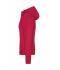 Dames Ladies´ Hooded Softshell Jacket Rood/zwart 8614