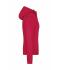 Dames Ladies´ Hooded Softshell Jacket Rood/zwart 8614