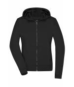 Femme Veste à capuche softshell femme Noir/noir 8614