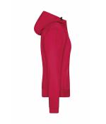 Femme Veste à capuche softshell femme Rouge/noir 8614