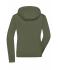 Femme Veste à capuche softshell femme Olive/camouflage 8614