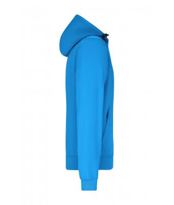 Heren Men´s Hooded Softshell Jacket Blauw/zwart 8618