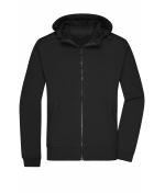 Men Men's Hooded Softshell Jacket Black/black 8618