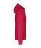 Heren Men´s Hooded Softshell Jacket Rood/zwart 8618