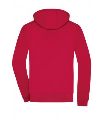 Heren Men´s Hooded Softshell Jacket Rood/zwart 8618