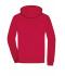 Heren Men´s Hooded Softshell Jacket Rood/zwart 8618