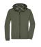 Homme Veste à capuche softshell homme Olive/camouflage 8618