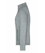 Damen Ladies' Softshell Jacket Dark-melange/green 8615