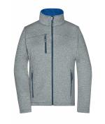 Ladies Ladies' Softshell Jacket Dark-melange/royal 8615