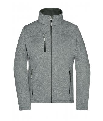 Dames Ladies´Softshell Jacket Donker-melange/zwart 8615