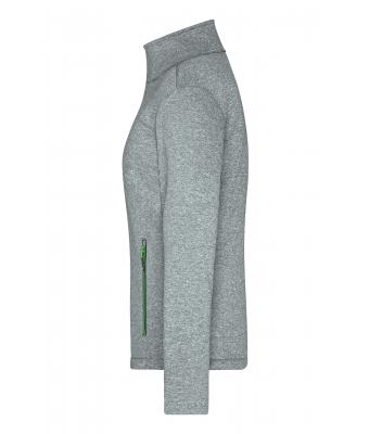 Dames Ladies´Softshell Jacket Donker-melange/groen 8615
