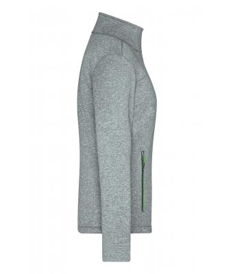 Dames Ladies´Softshell Jacket Donker-melange/groen 8615