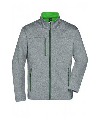 Heren Men´s Softshell Jacket Donker-melange/groen 8619