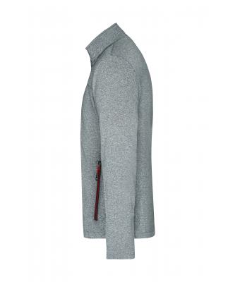 Heren Men´s Softshell Jacket Donker-melange/rood 8619