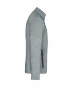 Herren Men's Softshell Jacket Dark-melange/red 8619