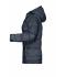 Damen Ladies' Hooded Down Jacket Navy/silver 8622