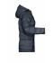 Damen Ladies' Hooded Down Jacket Navy/silver 8622