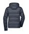 Damen Ladies' Hooded Down Jacket Navy/silver 8622