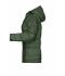 Damen Ladies' Hooded Down Jacket Olive/camouflage 8622