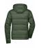 Damen Ladies' Hooded Down Jacket Olive/camouflage 8622