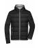 Men Men's Hooded Down Jacket Black/silver 8623