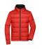 Men Men's Hooded Down Jacket Flame/black 8623