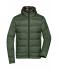 Men Men's Hooded Down Jacket Olive/camouflage 8623
