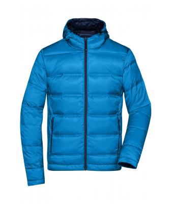 Men Men's Hooded Down Jacket Blue/navy 8623