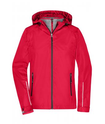 Damen Ladies' 3-in-1-Jacket Red/black 8616