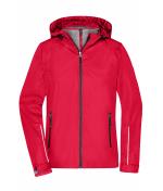 Dames Ladies´ 3-in-1-Jacket Rood/zwart 8616